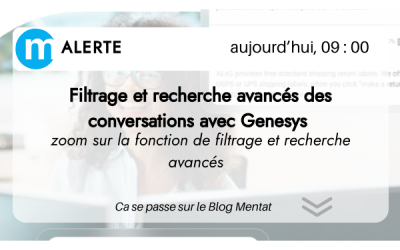 Filtrage et recherche avancés des conversations avec Genesys