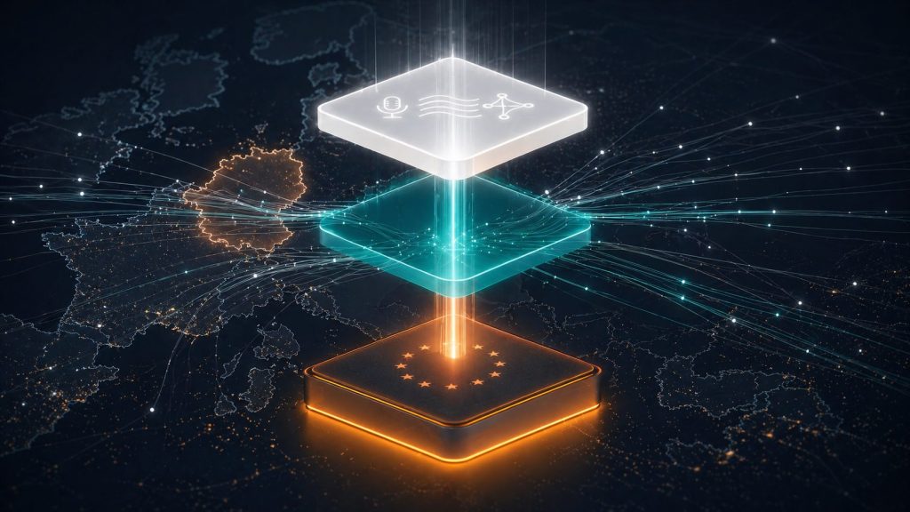 Schéma de connectivité souveraine entre Mentat opérateur ARCEP, réseau Colt et AWS European Sovereign Cloud